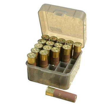 Коробка MTM Dual Gauge Shotshell Case 3.5" на 25 патронів калібр 12/89 Димчаста S25-12M-41 17730893 фото