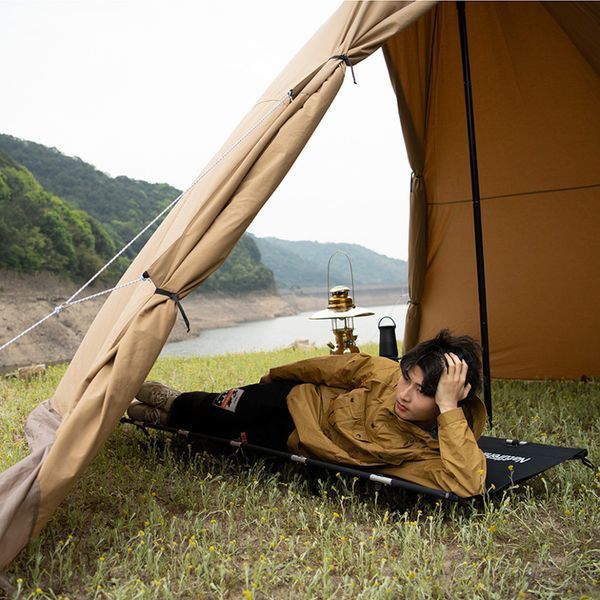 Ліжко складане Naturehike XJC05 NH20JJ001, Поліестер Oxford / алюміній, Чорний 6927595768822 100000630 фото