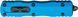 Ніж Microtech Dirac Double Edge Black Blade Serrated Blue 225-3BL 14090556 фото 3