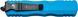 Ніж Microtech Dirac Double Edge Black Blade Serrated Blue 225-3BL 14090556 фото 2