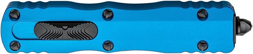 Ніж Microtech Dirac Double Edge Black Blade Serrated Blue 225-3BL 14090556 фото