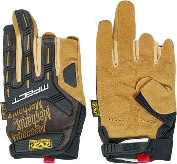 Рукавички Mechanix M-Pact Framer Leather S Brown 7540015 фото
