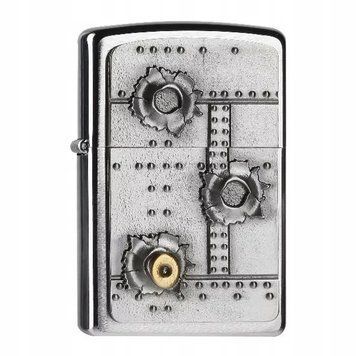 Запальничка Zippo Bullet Holes 3D Сліди від куль 2004519 V77553988 фото