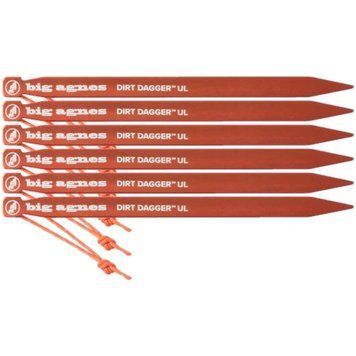 Набір кілків Big Agnes Dirt Dagger UL 6.75&rdquo; Tent Stakes (6 шт.) 021.0343 фото