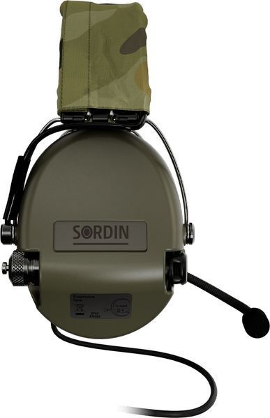 Активні навушники Sordin Supreme MIL CC, Гарнітура (Верхній тримач) Green 75332-06-S 5010024 фото