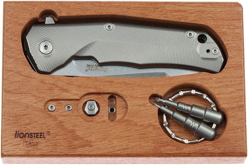 Ніж Lionsteel T.R.E. Titanium Blue TRE BL 392127 фото