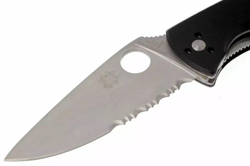 Ніж Spyderco Tenacious G-10 Напівсеррейтор C122GPS 871042 фото