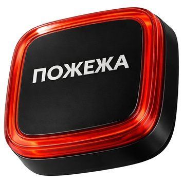 Ajax EN54 FireProtect (VAD) black пожежний світловий &ldquo;ПОЖЕЖА&ldquo; Cповіщувач 99-10034546 фото