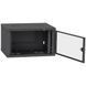 IPCOM CH-6U 600x350 скло RAL9005 Шафа серверна 99-00024625 фото 3