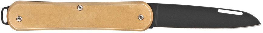Ніж Fox Vulpis Black Blade Brass M390 FX-VP130 OTB 17530666 фото