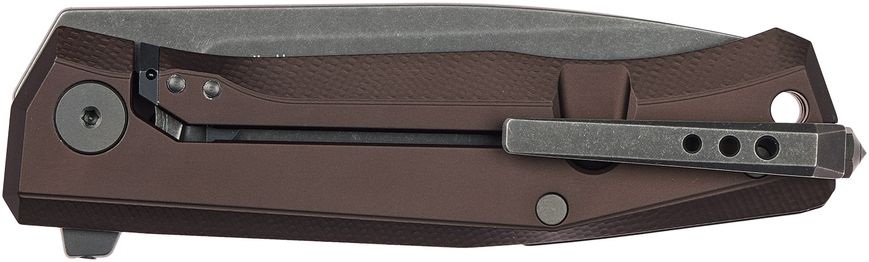 Ніж Lionsteel Myto Black Blade Aluminium Brown MT01A EB 392111 фото