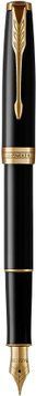 Ручка перова Parker SONNET 17 Black Lacquer GT FP F 1931494 94325 фото