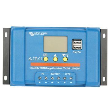 Victron Energy BlueSolar PWM-LCD&USB 12/24-20 Контролер заряду 99-00010925 фото