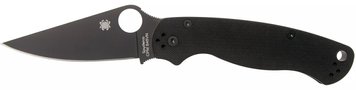 Ніж Spyderco ParaMilitary 2 Black Blade CPM-S45VN C81GPBK2 870153 фото