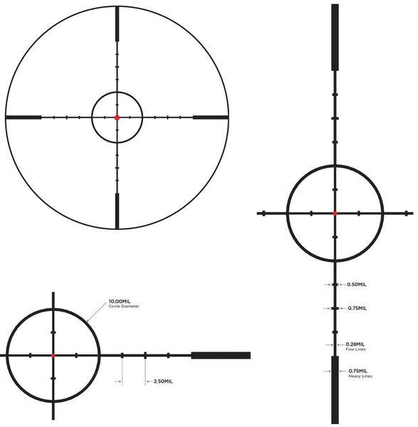 Прицел оптический LEUPOLD Mark 3HD 1,5-4x20 (30 mm) MRAD (SFP FireDot SPR IR) 180662 5003525 фото