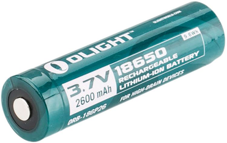 Акумуляторна батарея Olight 18650 2600 mAh 37 V ORB2-186P26 23703613 фото