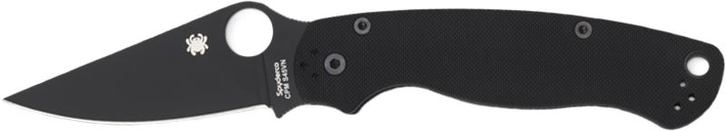 Ніж Spyderco ParaMilitary 2 Black Blade CPM-S45VN C81GPBK2 870153 фото