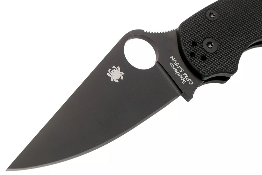 Ніж Spyderco ParaMilitary 2 Black Blade CPM-S45VN C81GPBK2 870153 фото