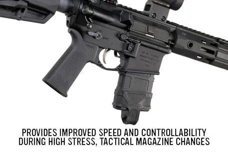 Набор пяток магазина Magpul для AR15 (3 шт) резиновые Черные MAG001-BLK 7000495 фото