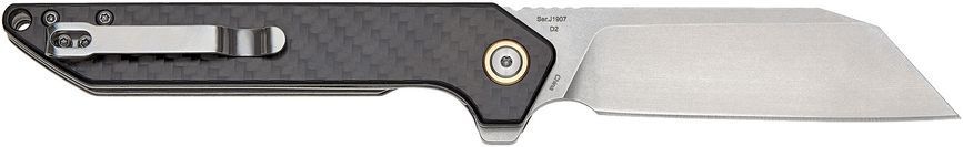 Ніж CJRB Rampart CF Black J1907-CF 27980253 фото