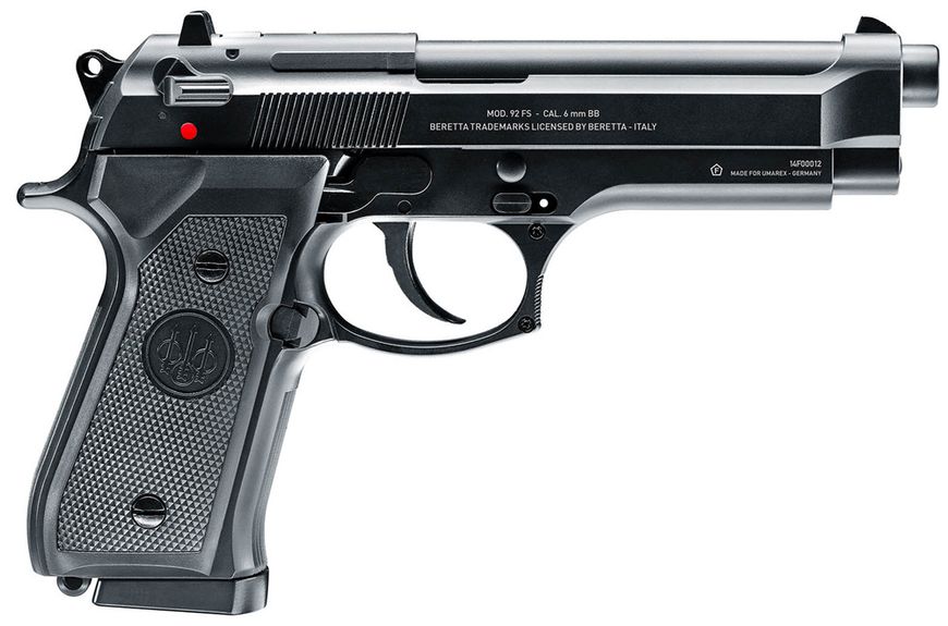 Пистолет страйкбольный Umarex Beretta M92 FS СО2 калибр 6 мм ВВ 39860341 фото