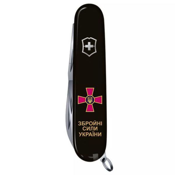 Швейцарський ніж Victorinox Huntsman Army 91 мм 15 функцій Емблема ЗСУ та Напис ЗСУ (1.3713.3_W1011u) V77552949 фото