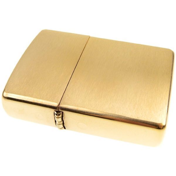 Запальничка Zippo Armor Brushed Brass 168 77890103 фото