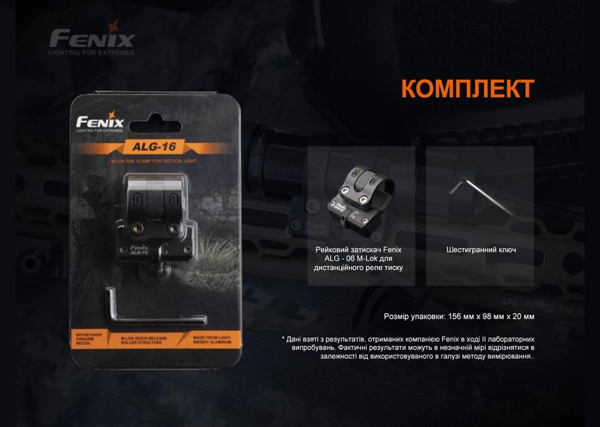 Крепление на оружие для выносной кнопки Fenix ​​ALG-06 90160 фото