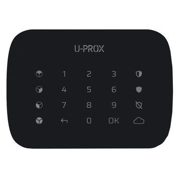 U-Prox Keypad G4 Black Бездротова сенсорна клавіатура для чотирьох груп 99-00013682 фото