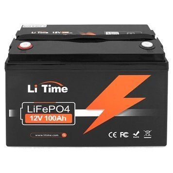 Li-TIME 12.8В 100А&bull;год 100А Літієва акумуляторна батарея 99-00023777 фото