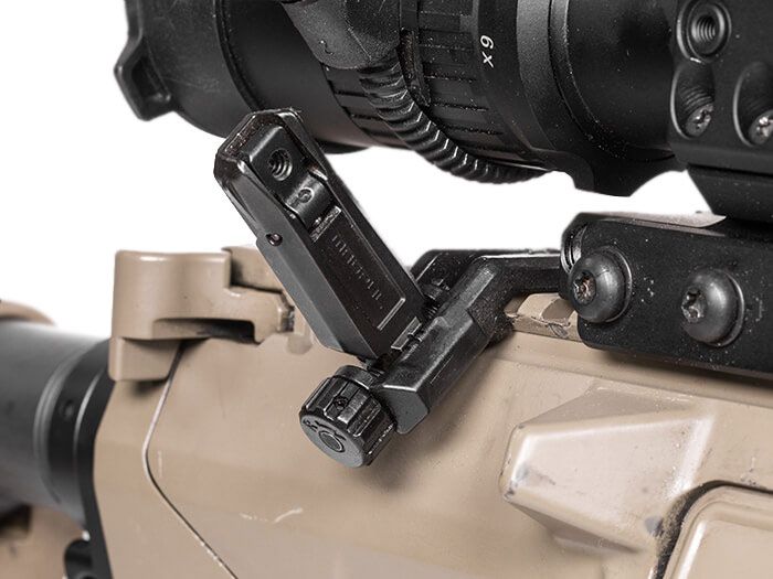 Цілик складаний Magpul MBUS Pro Offset чорний MAG526-BLK 36830147 фото