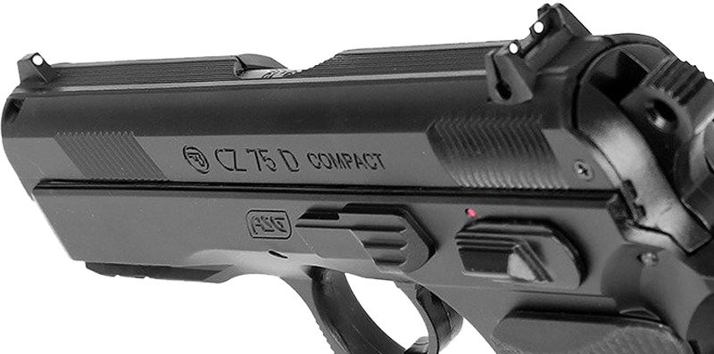 Страйкбольний пістолет ASG CZ 75D Compact калібр 6 мм 23704136 фото