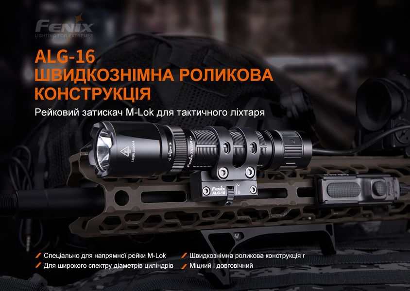 Кріплення на зброю для ліхтарів Fenix ALG-16 90161 фото