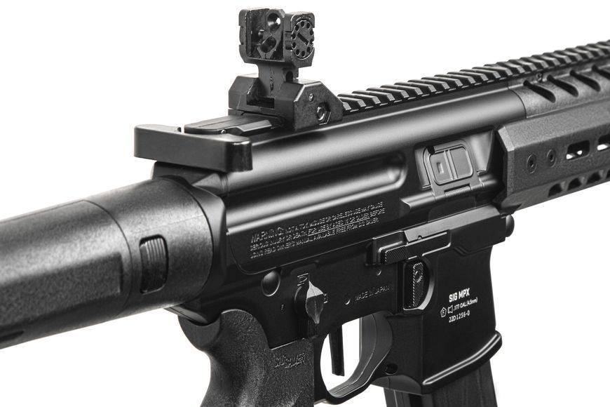 Гвинтівка пневматична Sig Sauer MPX GEN II калібр 4,5 мм Чорна AIR-MPX-177-G2-BLK 1003845 фото