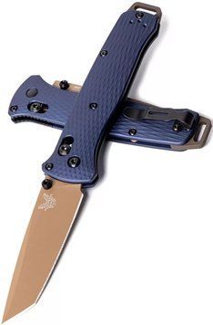 Ніж Benchmade Bailout Crater Blue Aluminium Синій 537FE-02 4008905 фото
