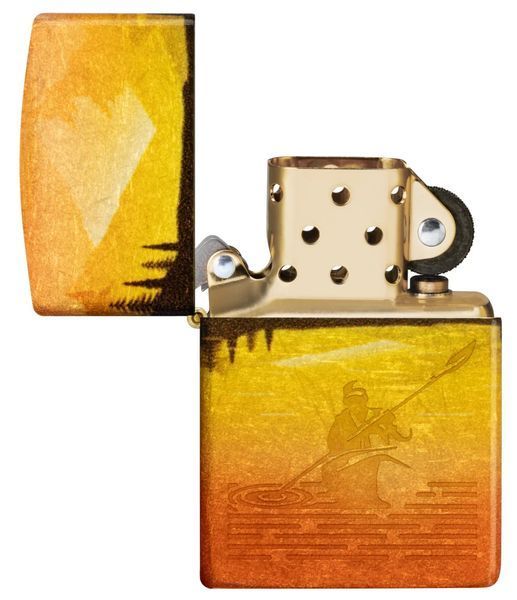 Запальничка Zippo Fishing Fusion Tumbled Brass 46927 77890089 фото