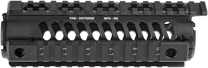 Цівка FAB Defense NFR M5 для AR-15 Чорна fx-nfr + накладки на Picatinny 24100257 фото