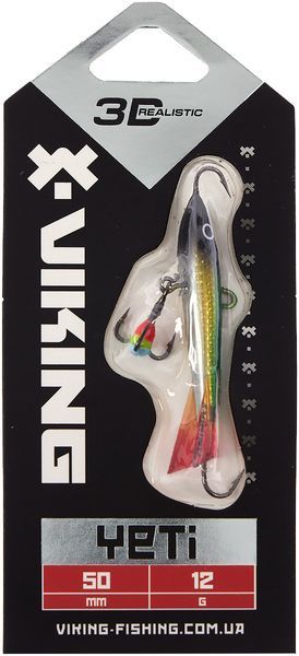 Балансир Viking Fishing Yeti Ice Jig 50 мм 12,0 г #2 Green Glam 19190208 фото