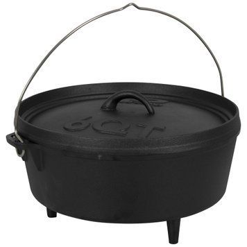 Казан с крышкой Bo-Camp Dutch Oven Cast Iron 31 cm/5 L Black (2122410) DAS303290 фото