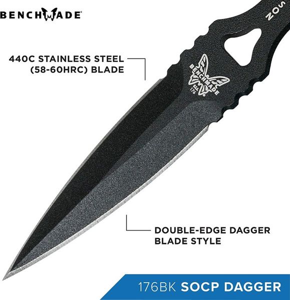 Ніж Benchmade SOCP Dagger 176BK 4000668 фото