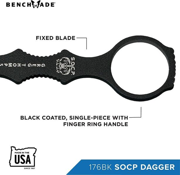 Ніж Benchmade SOCP Dagger 176BK 4000668 фото