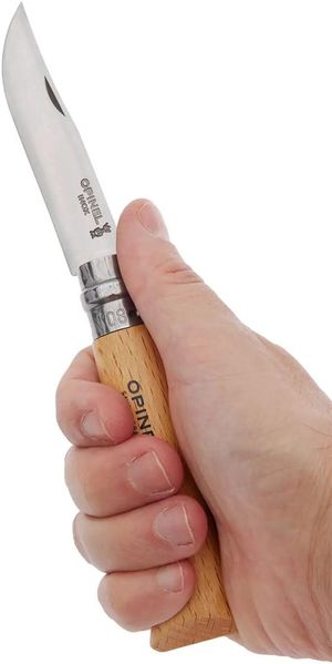 Набор столовых приборов Opinel №8 VRI Picnic+ (Нож, вилка, ложка, салфетка-чехол) 002500 2046683 фото