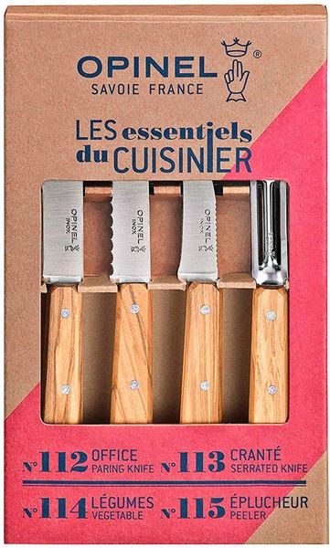 Набор ножей Opinel Les Essentiels Olive 002163 2046630 фото