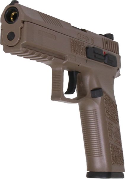 Страйкбольний пістолет ASG CZ P-09 Tan калібр 6 мм 23704143 фото