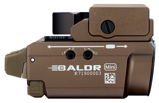 Фонарь с ЛЦУ Olight Baldr Mini Desert Tan Зеленый ЛЦУ Baldr Mini-DT (600 Lm) 23703241 фото