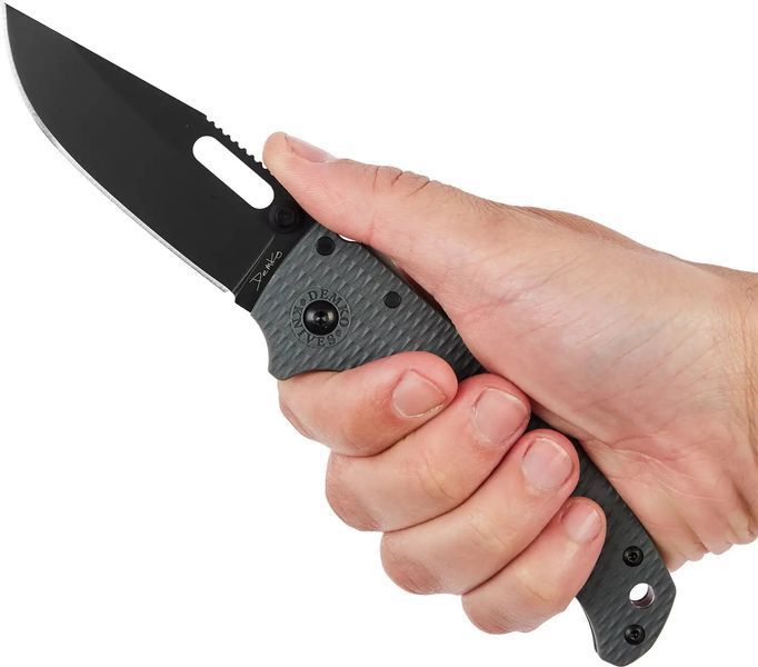Нож Demko AD20.5 Clip Point D2 Grey Grivory 205-D2-CP-DLC 9900002 фото