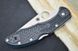 Нож Spyderco Endela Thin Blue Line Полусеррейтор C243FPSBKBL 871489 фото 11