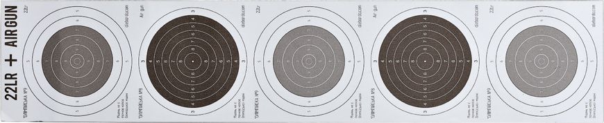 Мишень Алебарда бумажная 22 LR + Airgun № 30 34130224 фото