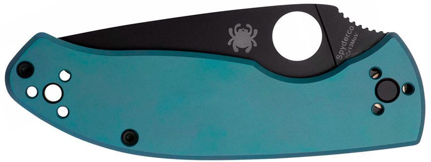 Ніж Spyderco Tenacious BB Titanium Blue C122TIBLBKP 871708 фото