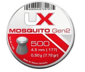 Пули Umarex Mosquito Gen2 0,50 г калибр 4,5 мм 500 шт 4.1926 1004047 фото